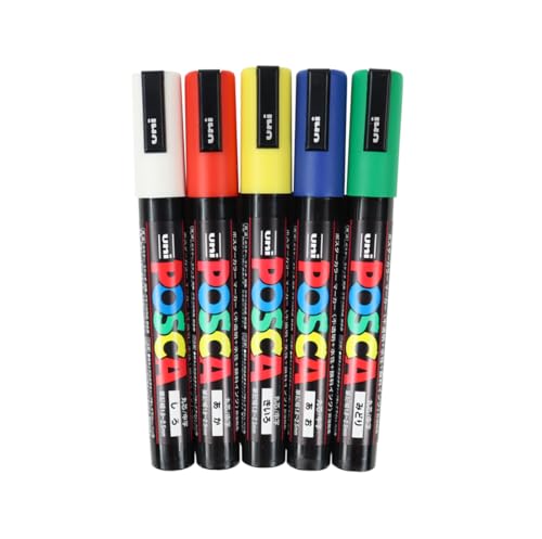 Königinnen Markierungsstift (5 Farben) - Königinnenzucht Bienen Zeichenstift Imker Stift, 5x Farben Sparset