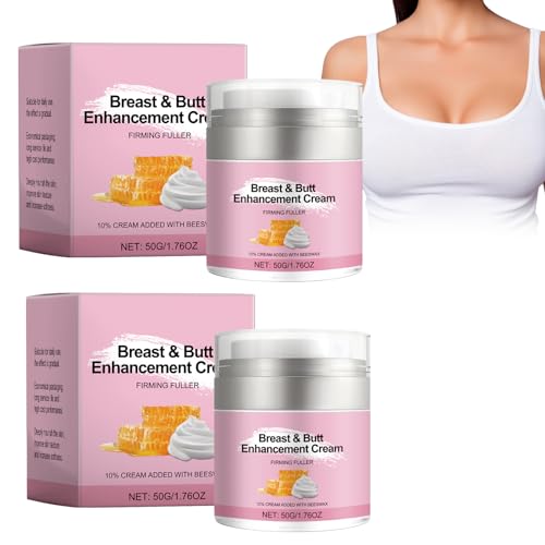 Breast Butt Enhancement Cream und Brust Creme Brustvergrößerungscreme Pohebercreme Feuchtigkeitscreme für straffende heben Brust und Po Straffe pralle und voluminöse schlaffe Haut