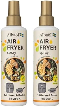 Albaöl Air Fryer Spray 190ml (1 x 190ml Flasche) (Packung mit 2)