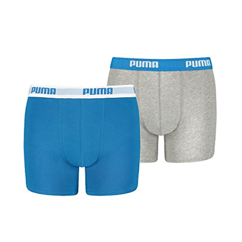 PUMA Jungen Basic Unterwäsche, Blue / Grey, 164 EU