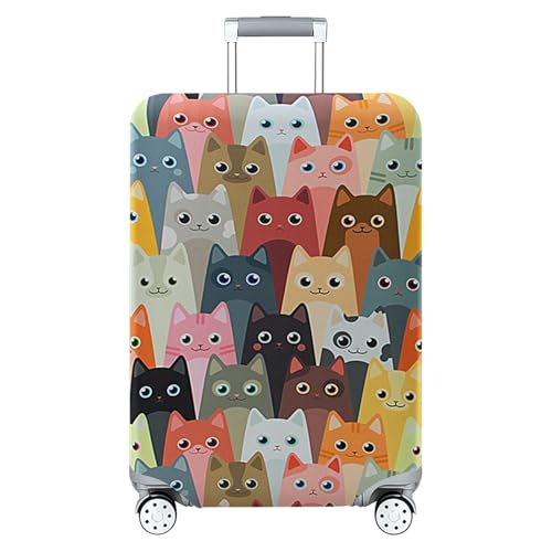 TYXHXTF Kofferhülle, Elastisch Reise Kofferschutzhülle, Reisekoffer Hülle Kofferschutz, Waschbarer Gepäck Abdeckung, Luggage Cover, 26-28 Zoll, L