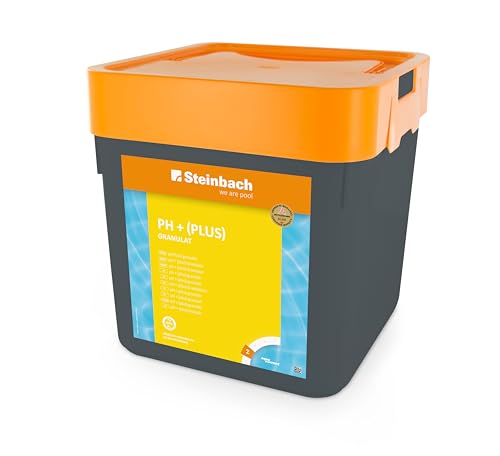 Steinbach Poolpflege pH + (Plus) Granulat, 5 kg, Einstellung des pH-Werts, 0753205TD00