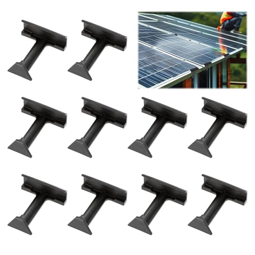 Solarpanel Wasserablauf Clips, 10 Stück 30mm Solarpanel-Schlammentfernungsclip Wasserablauf Solarmodul Wasserablauf-Clips Reinigungsclips für Photovoltaik Panel