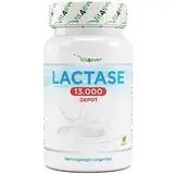 Laktase 13.000 Depot - 120 Tabletten mit Depotwirkung (Sepismart® Slow Release) - Hochdosiert mit 13.000 FCC-Einheiten - Bei Laktoseintoleranz + Milchunverträglichkeit - Ohne unerwünschte Zusatzstoffe