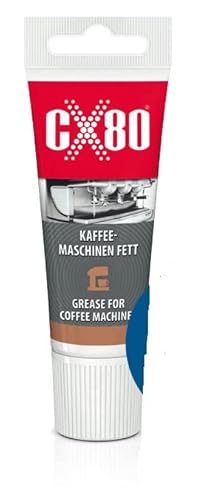 CX80 | Kaffeemaschinen Fett – farbloses, lebensmittelechtes Schmierfett, NSF-zertifiziert, hochviskos, wasser- und temperaturbeständig, für Brühgruppen, Dichtungen und O-Ringe | 40 g Tube