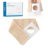 Ostomie Gürtel, Unisex Stomagürtel, Elastischer Herniengürtel, Atmungsaktiv Stomabandage Haut Stomaversorgung, Lordosenstütze zur Sicherung von Stomabeuteln, Erhältlich in 4 Größen (M)