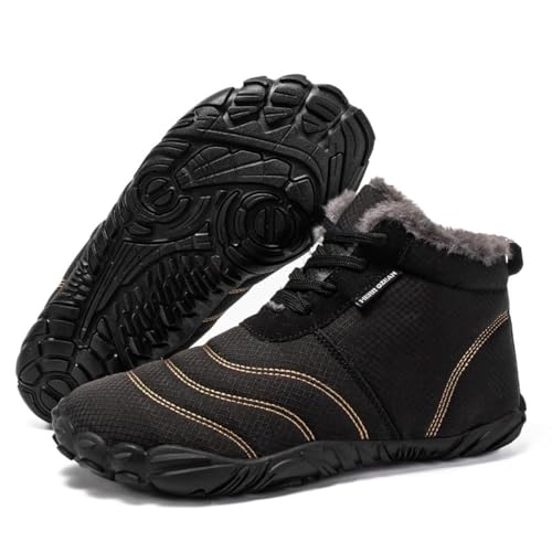 Outdoor Winter Wasserfeste Barfußschuhe: Unisex Flanellschuhe - Waterproof Barefoot Shoes - Wasserfest Barfuss Schuhe