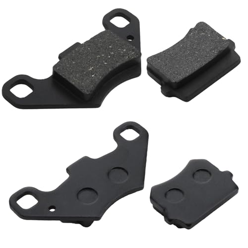 4 Stück Ersatz des Hinteren Scheibenbremsbelags Ersatz Für 50cc 70cc 90cc 110cc 125cc 140cc ATV Go Kart Quad Dune Buggy 4 Wheeler, Atv Bremsbeläge Asbestfrei Bike Brake Pads (Schwarz)