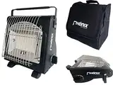 PHönix PH-100 Heizstrahler Gasheizung 1,7 KW Gasstrahler Keramik Camping Heizung Gaskocher + Tasche