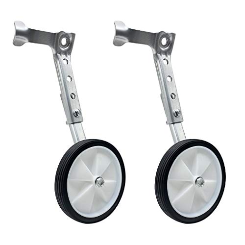 Mediawave Store - 1 Paar Stützräder für Fahrradtraining, Größe 16 bis 24 Zoll, Universalräder, Fahrräder mit Schaltung oder normale Zusatzräder für Fahrräder