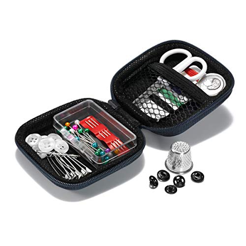 Prym 651.197 651197 Travel Nähset für die Reise S marine Sewing Set Box, Eva, Schaumstoff, Kunststoff, Multicoloured, Einheitsgröße