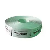Party Discount® Rollen-Gutscheine Wertmarke, DWA601128, 1000 Abrisse, grün