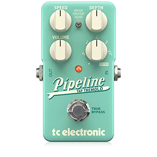 TC Electronic PIPELINE TAP TREMOLO Geniales Tap Tempo Tremolo mit Sequencer, Subdivisions und TonePrints* für klassische und abenteuerliche Tremolo-Sounds