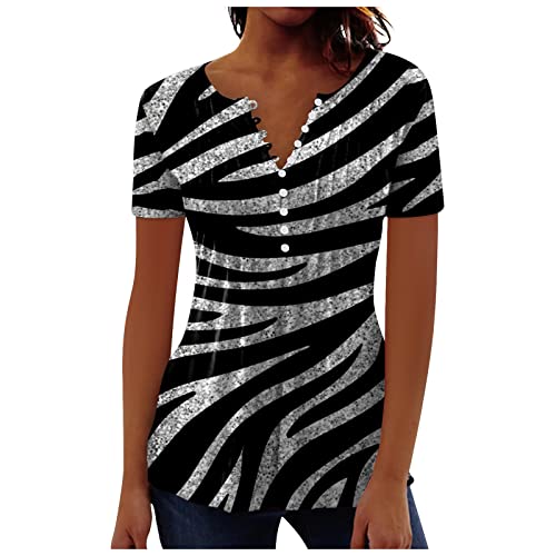 LSAltd Damen Poloshirt Strandbluse Sommer Lang Stirnband Pullover Mit Glitzer Kostüme Übergröße Weste Tshirt Herren Seiden Bluse Shirt Puffärmel, 8-black, bluse damen kurzarm