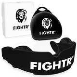 FIGHTR® Premium Mundschutz - ideale Atmung & leicht Anpassbar | Sport Zahnschutz für Boxen, MMA, Muay Thai, Hockey & Kampfsport | inkl. Hygiene Box