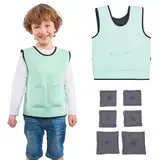 Gewichtsweste Kinder | Weighted Vest als ADHS Hilfsmittel und Autismus Hilfsmittel | Autismus-Sensorik-Kleidung | anpassbare Gewichtweste | Weight Vest für Kinder | Weste Kinder Jungen und Mädchen