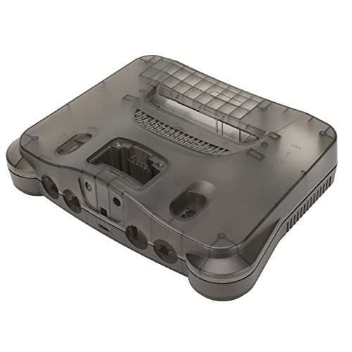 N64 Gehäuse Videospielkonsolen-Hülle für N64 Retro-Videospielkonsolen, Inklusive Befestigungsschraubendreher, Reset und Power-Taste