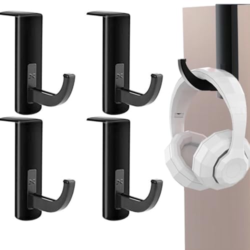 KLLJ Kopfhörer Ständer,Kopfhörerhalter,Headset Halterung Halter,Headphone Stand,Lagerhaken für Kopfhörer,Ober und Unterhalb des Tisch Gaming Headset Stand Halter Haken