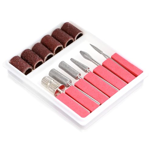 Nagelfräser für Gelnägel Acrylnägel Oder Naturnägel Professioneller Diamant Bits für Nagelfräser Nagelfräser Aufsätze Zubehör Schleifkörper Set für Maniküre Nagelpflege Nagel-Bits für Nagelbohrer