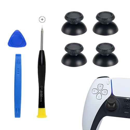 Thumbsticks Joysticks Analogsticks Set mit Werkzeug für PS5 – Ersatz Aufsätze & Reparatur-Kit für präzises Controller-Gameplay