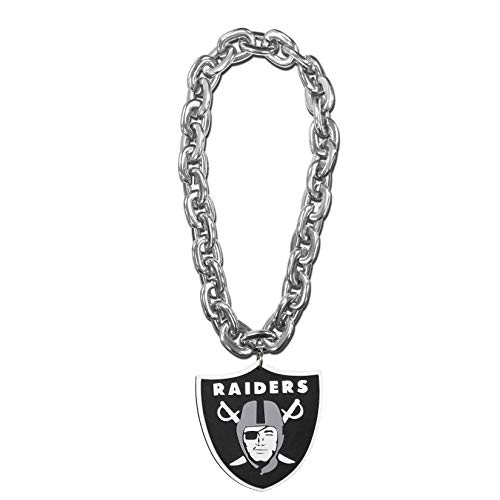 FanFave NFL Las Vegas Raiders Las Vegas Raiders NFL 3D Fanchain Magnet, Schwarz, One Size (FF6722)