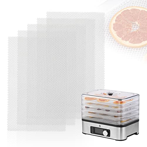 Aieve 5er Dörrfolie für Dörrautomat kompatibel mit WMF KÜCHENminis Dörrgerät Antihaft Silikon Dehydrator Blätter für Obsttrockner, BPA-Frei