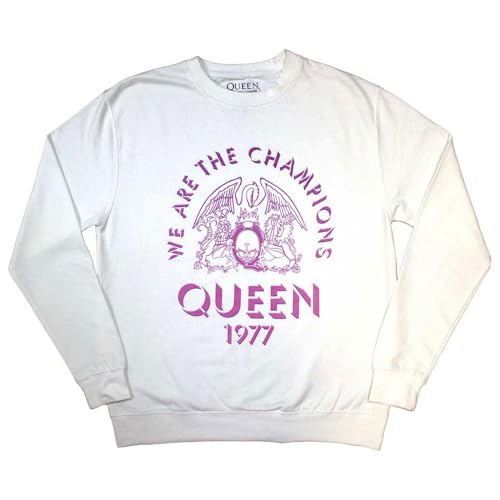 Queen Champions 1977 Band Logo Sweatshirt L