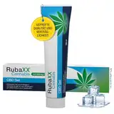 RubaXX Cannabis CBD Gel - Kühlend mit ca. 900 mg CBD - mit Menthol & Minzöl für beanspruchte Muskeln z.B. in Rücken, Schultern oder Beinen - 180 ml