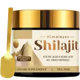 Shilajit, Organic Shilajit Original Supplement with 85+ Trace Minerals & Fulvic Acid, Shilajit Resin