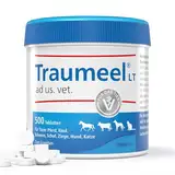 Traumeel LT ad us. vet. 500 Tabletten | Natürliches Tierarzneimittel für Hunde, Katzen, Pferde, Rinder, Schweine, Schafe und Ziegen | Made in Germany