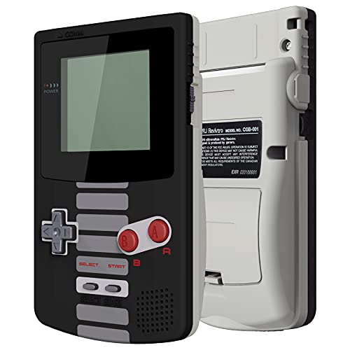 eXtremeRate IPS Ready Upgraded Case&Tasten für Gameboy Color, DIY-Ersatz Full Hülle Gehäuse für gbc OSD IPS&Reguläres IPS&Standard-LCD(Classic NES Stil)–KEIN Konsole&KEIN IPS-Bildschirm