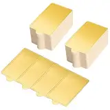 MengH-SHOP Kuchenbretter Karton Rechteck Mousse Kuchen Board Golden Kuchenböden Cake Board Dessert Displays Tablett für Hochzeit Geburtstag Kuchen Gebäck Dekoration 100 Stück