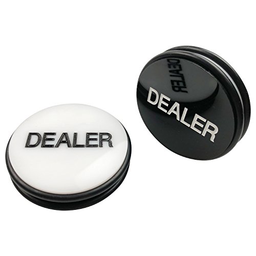 YH Poker Doppelseitig Casino Grade Poker Dealer Button Puck 7,6 cm Durchmesser