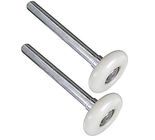 YUANQIAN Langlebige Nylon-Garagentorrollen, 6200ZZ 11, Kugellager, 12,1 cm, Vorbau (2 Stück) (Garagentorrolle, 120 mm² Stück)
