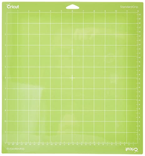 Cricut 2007793 StandardGrip Schneidematte, x 30,5 cm (12" x 12") (1 Stck.), Kautschuk, One Size