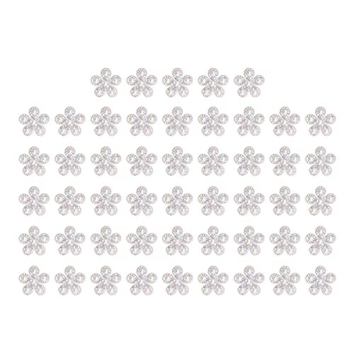 Strass-Blumen-Patches, DIY, modisch, schön, zum Aufnähen, 50 Stück, süße Verzierungen, Mode-Accessoires, Boutique-Bekleidung