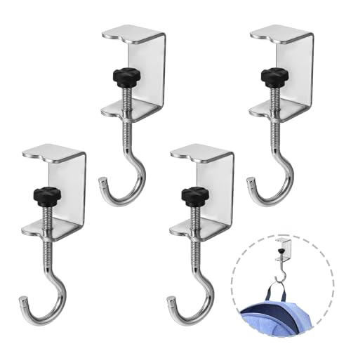 JJUNW 4 Stück Kopfhörer Ständer, Taschenhalter Für Tisch, Headset Halterung Stand Schreibtisch Kopfhöreraufhänger Kopfhörer Clip Gaming Headset Halterung Halter für Schlüssel Tasche Schule Büro