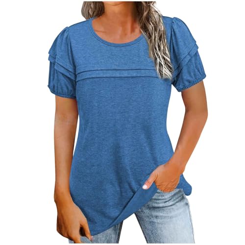 Golatcr Damen Rückenfrei T-Shirt Y2K Kurzarm Crop Top Sexy Oberteile Party Sommer Cropped Tee Shirts Basic Shirt Damen V Ausschnitt Sport Tshirt Damen Fitness Schwarz Oversize Shirt Damen Set