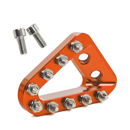 Motorrad Bremspedal, Hinten Bremspedal Hebel Schritt Tipp, Motorrad Hinterrad Bremspedal Trittplatte, Vergrößern Bremspedal Motorrad, Universal Motorrad Billet Hinten Bremspedal, für Dirt Bikes