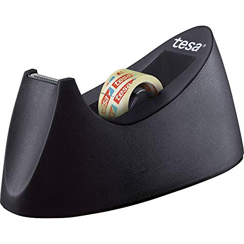 tesa Easy Cut Tischabroller CURVE - rutschfest, einfache Handhabung, sauberer Schnitt