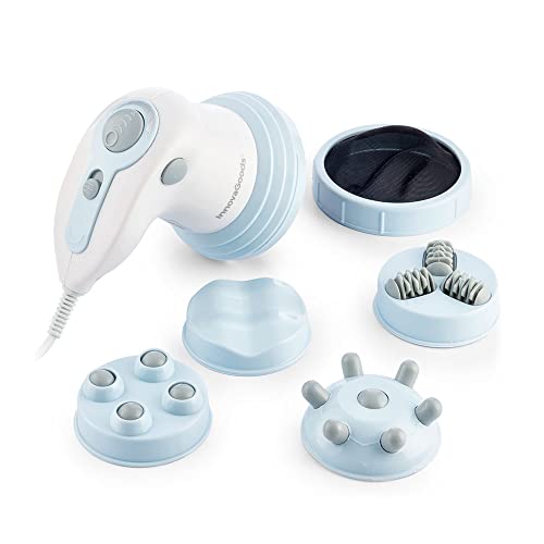 InnovaGoods® Vibrationsmassagegerät mit Infrarot-Technologie 5 in 1 CellyRed, reduziert Cellulite und strafft die Haut. Mit 5 auswechselbaren Aufsätzen.