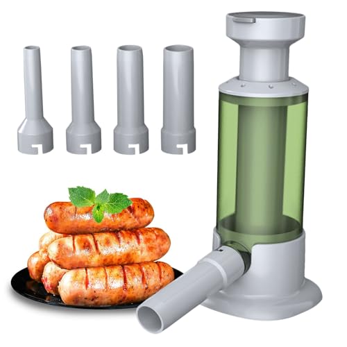 Hausgemachter Wursthersteller - Vertikaler Wurstgehäuse Stuff, Tragbarer Fleischrohrinjektor | Manuelle Lebensmittelwurstfüllermaschine, Küchenverarbeitungswerkzeug, Fleischlader Für -Füllung Und