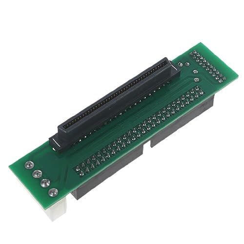 KieTeiiK Micro Cables SCSI 80 Buchse auf IDC 50 Buchse F/F Adapter Konverter 80 Pin auf 50 Pin Konverter Board Festplattenadapter