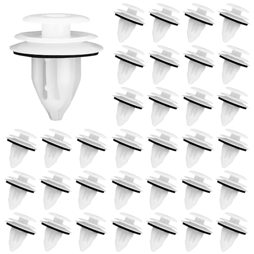 zrfgbxim 100 Stück Türverkleidungs Clips, Auto Verkleidung Clips, Automobil Befestigungsclips, Türverkleidungen Befestigungs Clips, Karosserie Clips, Kunststoff Spreiznieten Clips für Stoßfänger