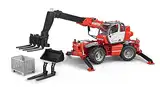 bruder 02129 - Manitou Teleskostapler MRT 2150-1:16 BAU-Fahrzeug Stapler Bauernhof Landwirtschaft