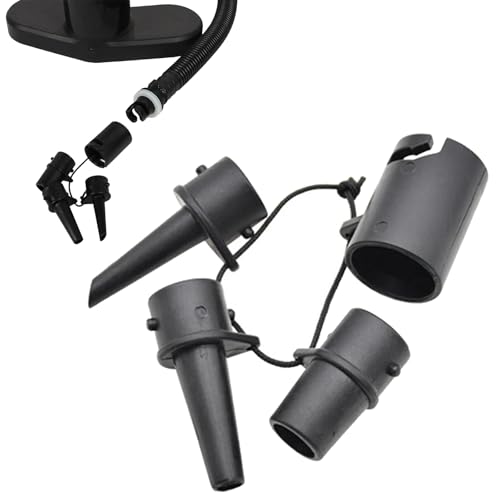 Pumpenadapter für Schlauchboot,Luftventil Adapter,Schlauchboot Ventiladapter,Aufblasbarer Sup Pumpenadapter,Luftpumpenkonverter für Schlauchboot,Adapter für Kajak Luftventile Tokaneit
