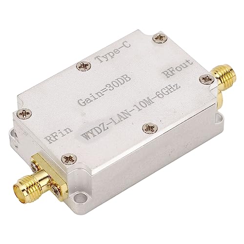 RF-Breitbandverstärker LNA Low Noise Amplifier High Gain SMA-Buchse für Radio 10M-6Ghz