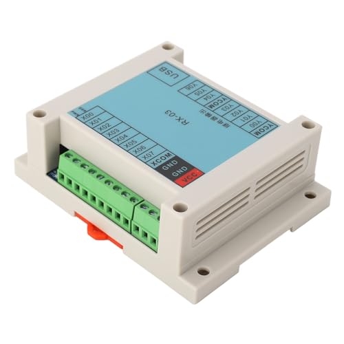 Risegun SPS-Steuerplatine, Speicherprogrammierbare Steuerung, 8 Eingänge, 7 Ausgänge, Computer-Telefonprogrammierung, Industrielle Steuerplatine 12–24 V