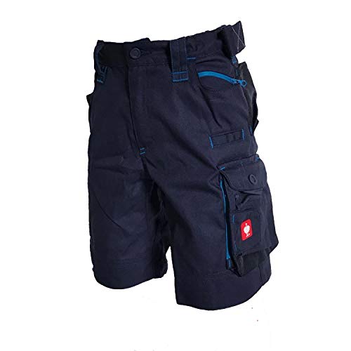 Engelbert Strauss E.S. Kinder Shorts Motion 2020 Arbeitshose Workwear (dunkelblau/Atoll, 122/128)