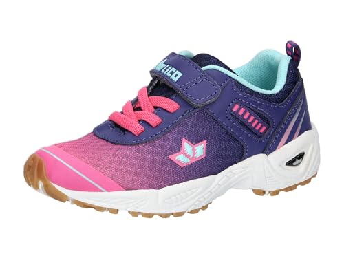 Lico Unisex Kinder Barney Vs Hallenturnschuhe, Pink Lila Türkis, 37 EU